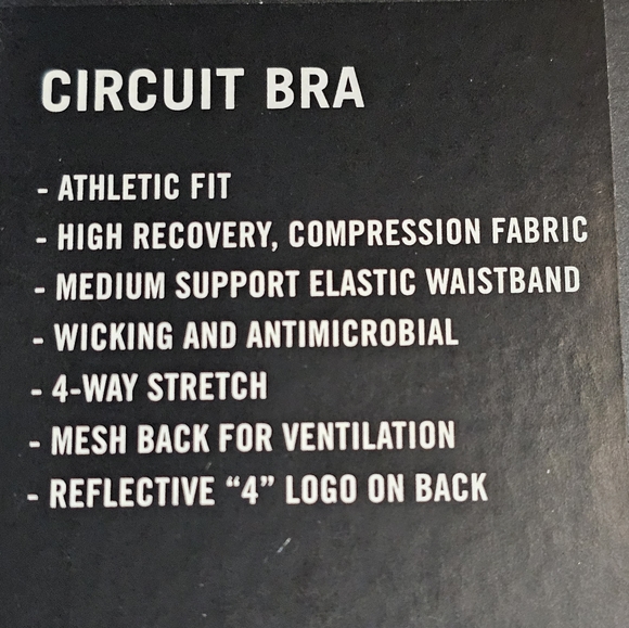 4 Laps Circuit Sports Bra In Confetti Camo Blue Size S NWT MSRP $58 - Picture 9 of 11